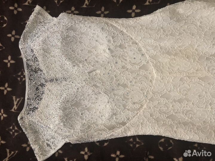 Свадебное платье 40-42 бу