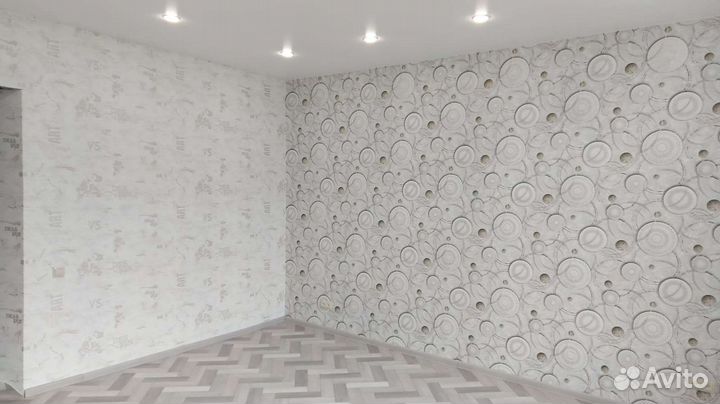 Поклейка абоев шпаклёвка стен и потолков,покраска