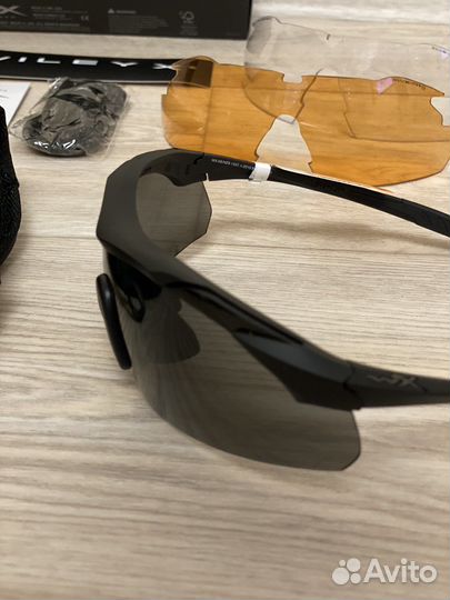 Wiley X Vapor 2.5 Grey/Clear/Light Rust Tan Frame