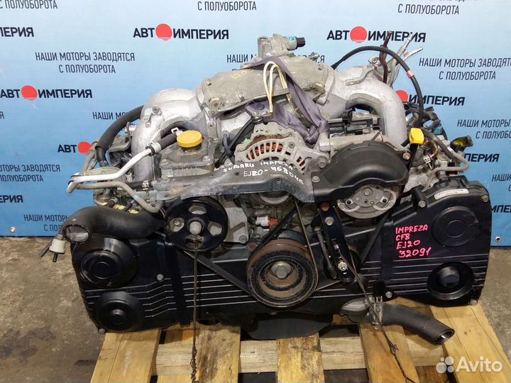 Двигатель subaru impreza GF8 EJ20 468046