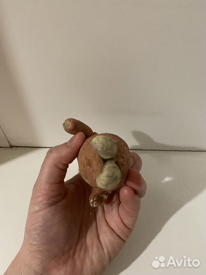 Елочная игрушка из папье-маше Девочка СССР