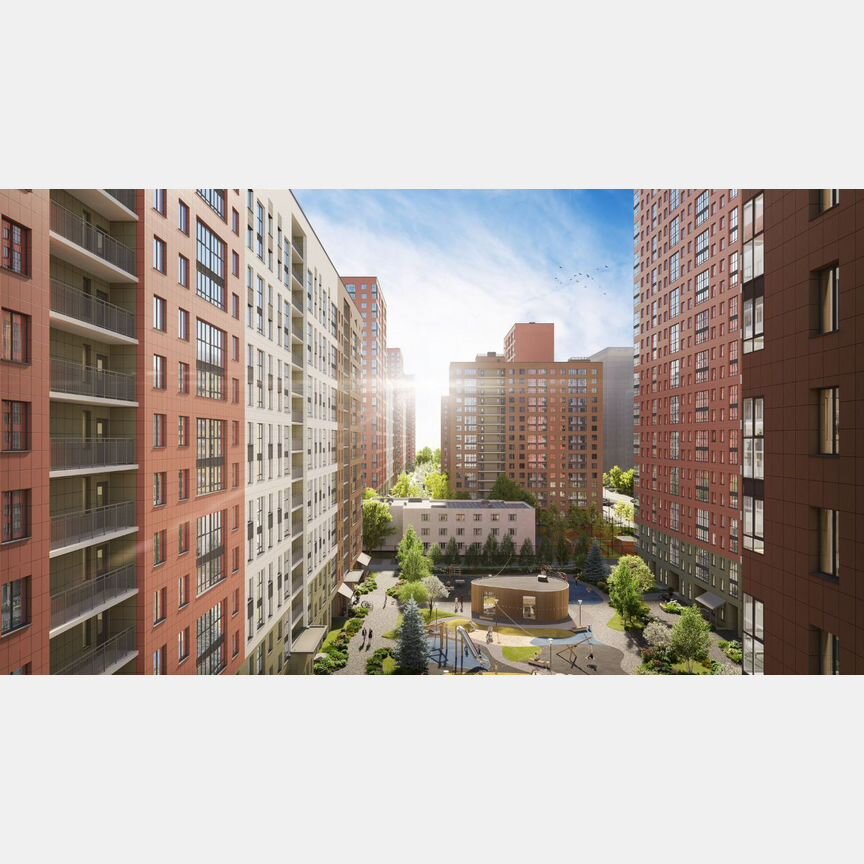 2-к. квартира, 39,8 м², 2/25 эт.