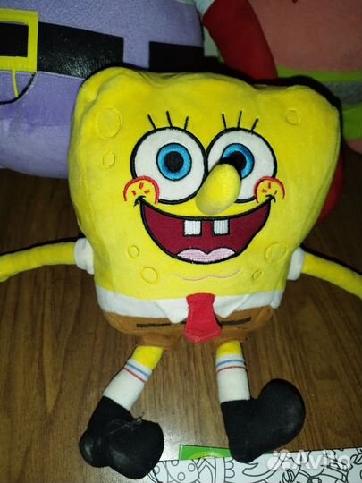 Мягкая игрушка спанч боб, патрик,мистер юджин краб