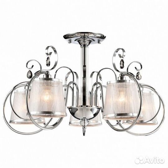 Люстра на штанге Freya Simone FR2020-CL-06-BG