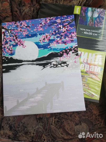 Картина по номерам цветной холст