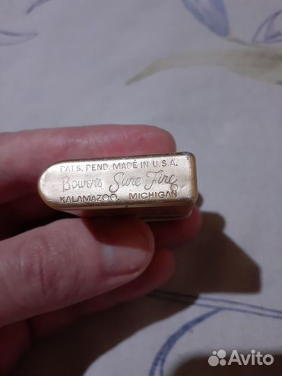 Бензиновая зажигалка Bowers, США, 50-е годы