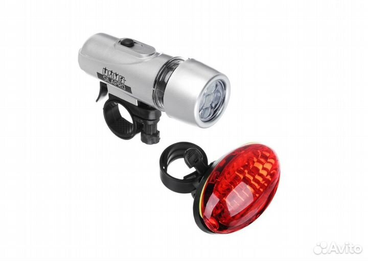 Набор велосипедных фонарей передний + задний