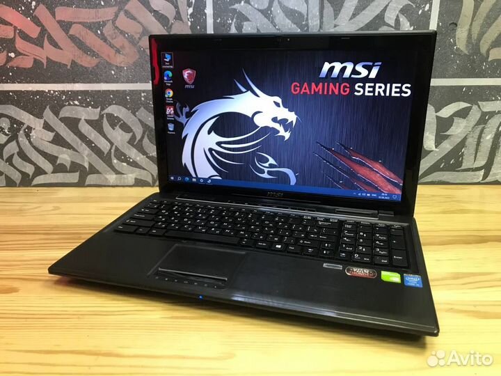 Игровой ноутбук MSI Core-i5/8gb/Geforce/SSD