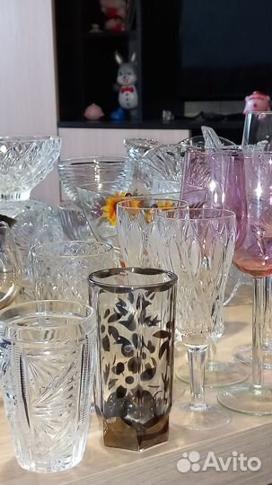 Хрустальная посуда, стекло СССР