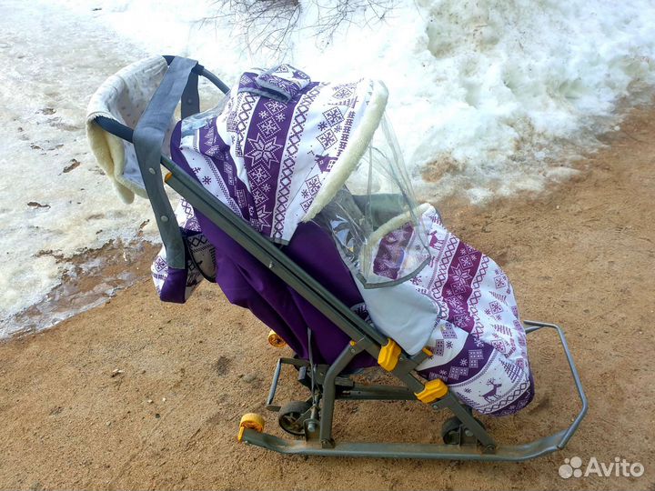 Коляска санки