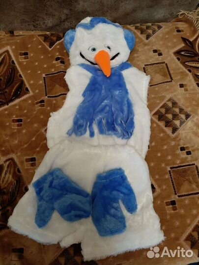 Новогодний костюм Снеговика - прокат