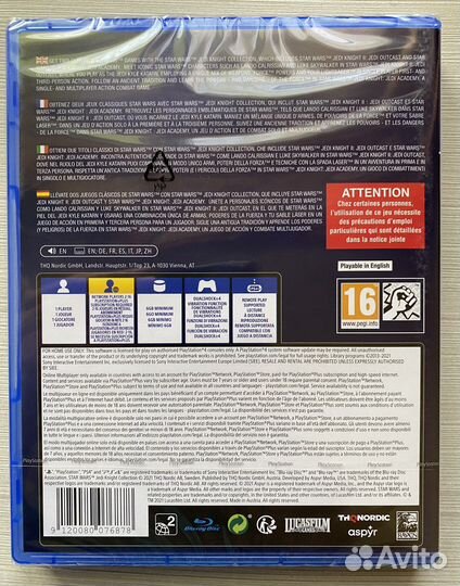 Star Wars Jedi Knight Collection (Новый) Sony PS4