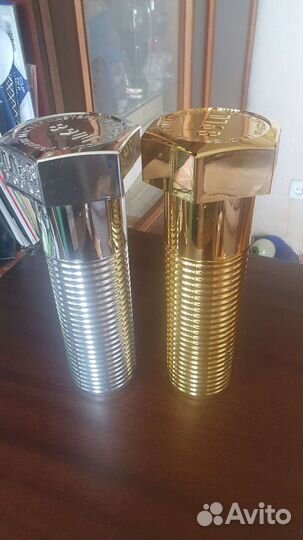 Бутылка из под водки,болт М 68, серебро