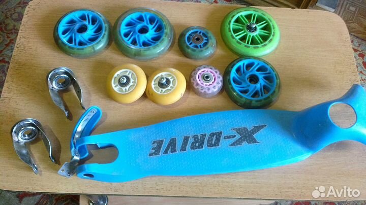 Колёсики и запчасти к детским принадлежностям