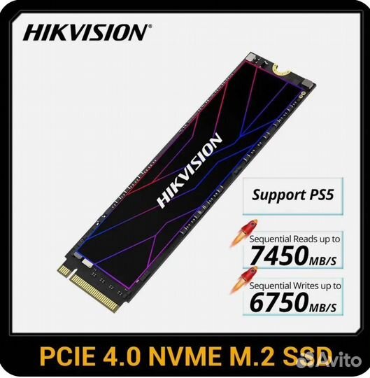 Ssd m2 Hikvision 1tb 7450 мб/с