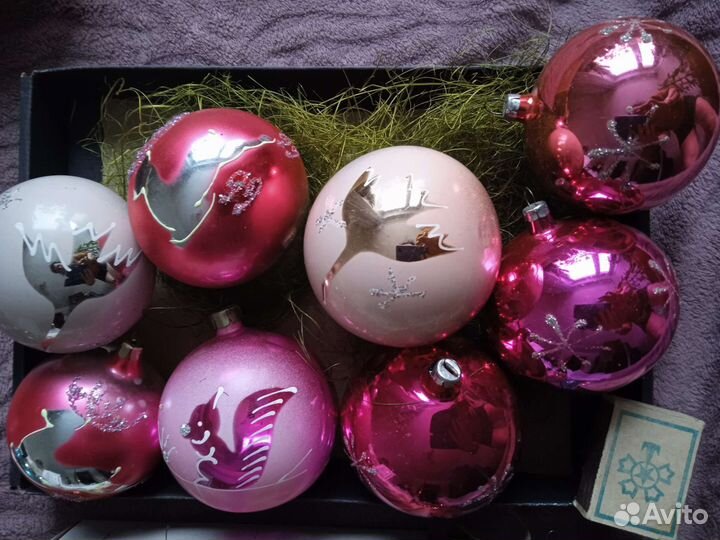 Новогодние ёлочные игрушки из СССР