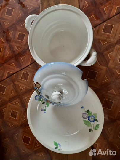 Крюшонница (супница) с блюдом СССР