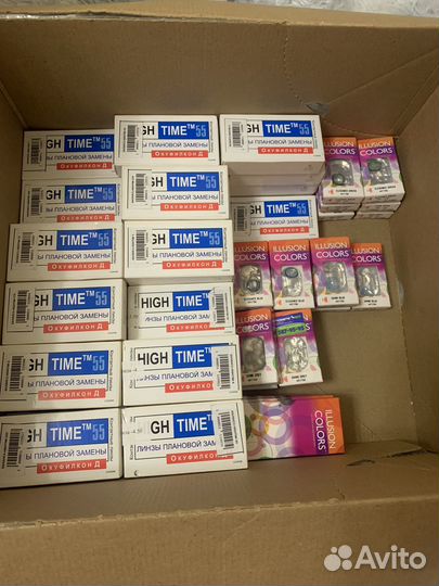 Линзы контактные