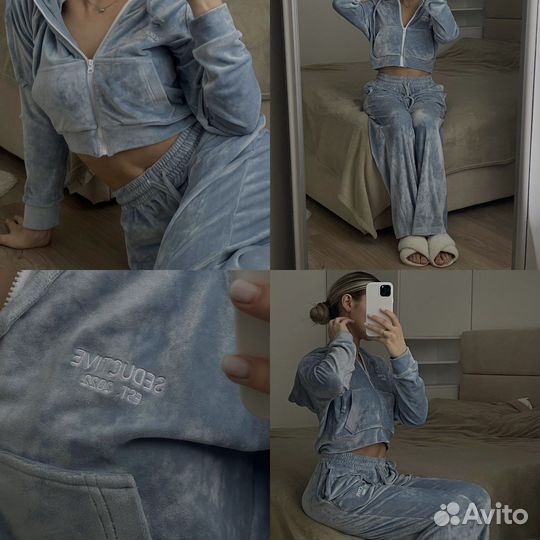 Велюровый спортивный костюм meowone