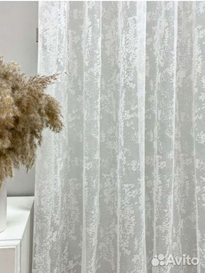 Тюль мрамор для гостиной ширина 300 высота 210