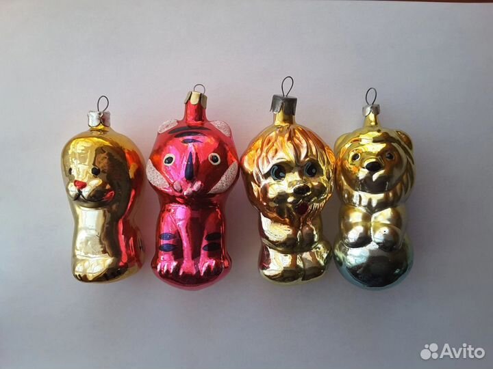 Старые елочные игрушки