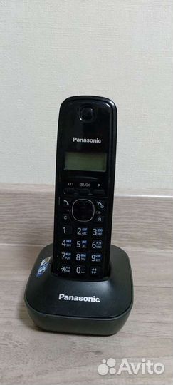 Радиотелефон panasonic kx tg1611ru черный
