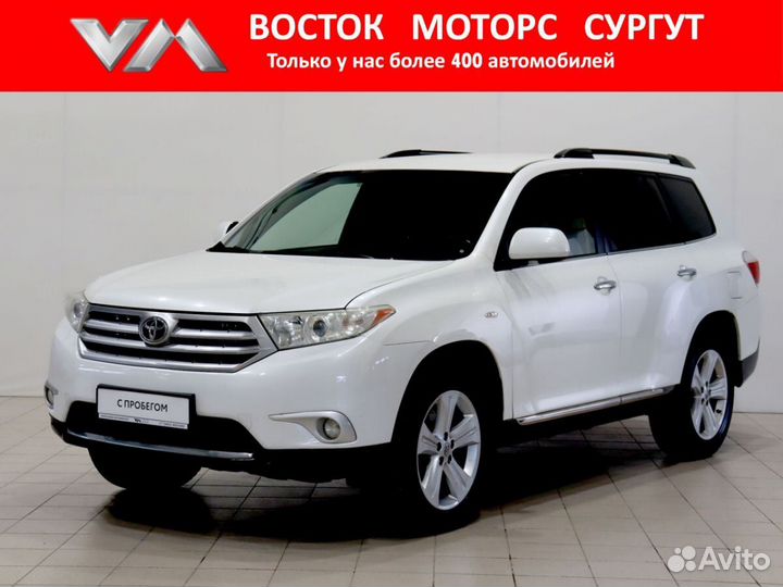 Toyota Highlander 3.5 AT, 2013, 222 000 км