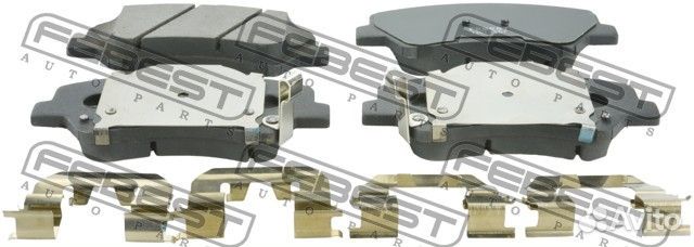 1201SBF Колодки тормозные дисковые перед