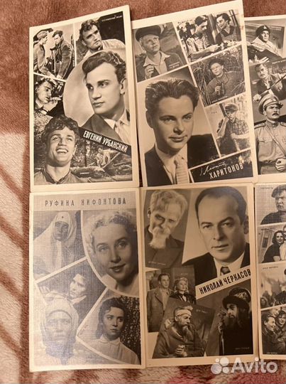 Открытки актеры СССР 60-е
