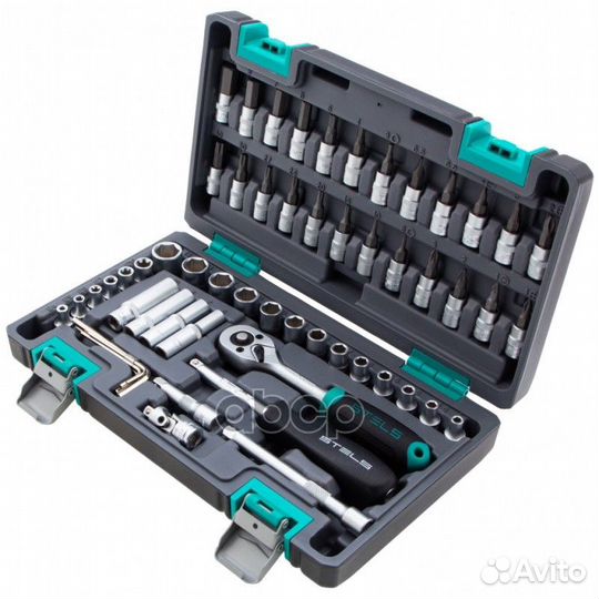 Набор инструмента (57 предметов) 1/4, пластиков