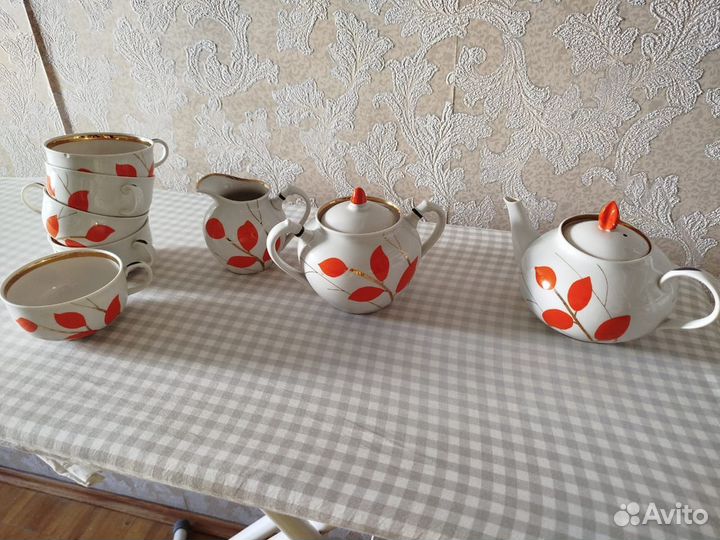 Чайный сервиз Дулёво СССР на доставке