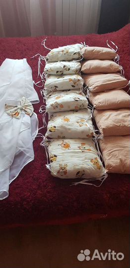 Бортики и балдахин в кроватку