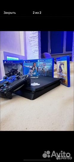 Sony playstation 4 slim с играми