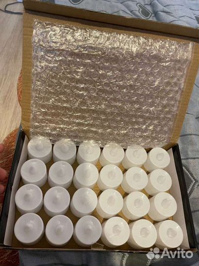 LED свечи 24 штуки с ботарейками