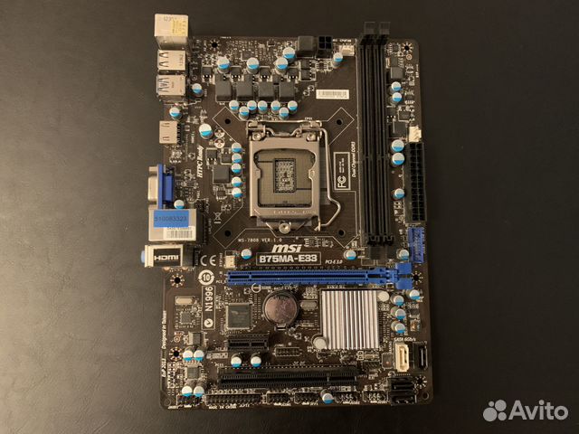 MSI B75MA-E33 Продажа с проверкой купить в Санкт-Петербурге ...