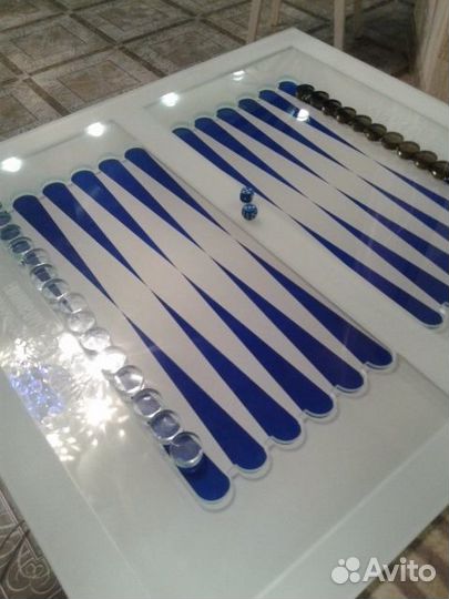 Продам нарды, полностью из стекла, новые