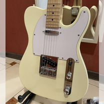 Fender telecaster электрогитара бежевая телекастер