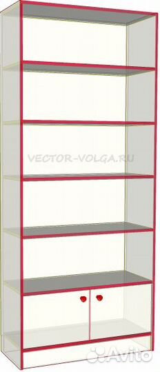 Торговый стеллаж с накопителем