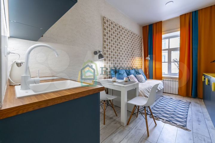 Квартира-студия, 20,4 м², 4/4 эт.