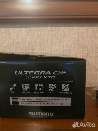 Катушка shimano ultegra CI4+ 5500 XTC