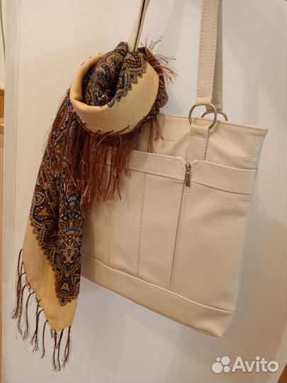 Сумка кожаная женская летняя