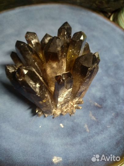 Раухтопаз друза