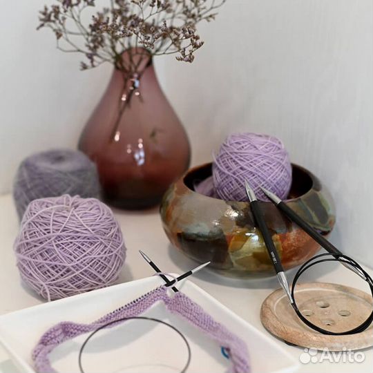 Спицы круговые Karbonz KnitPro, 100 см, 4.50 мм 4