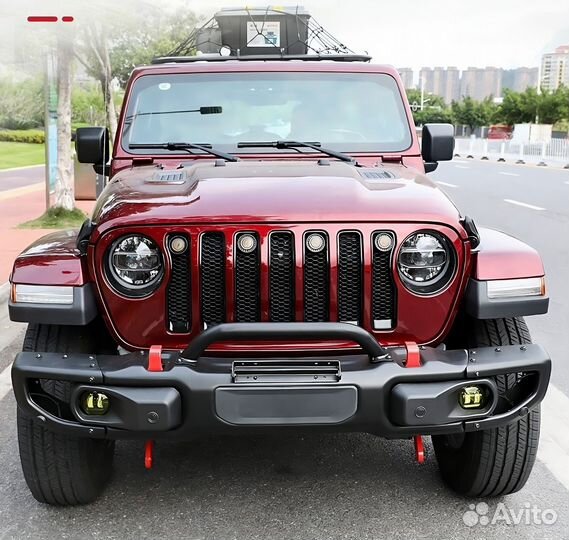 Передний бампер Jeep Wrangler Gladiator силовой