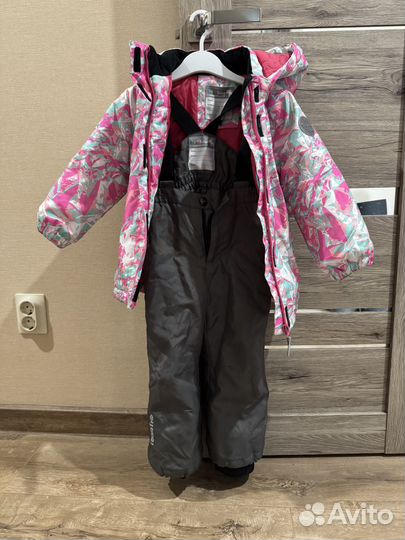 Куртка со штанами зимняя для девочки 98