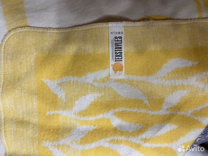 Плед детский, одеяло байковое