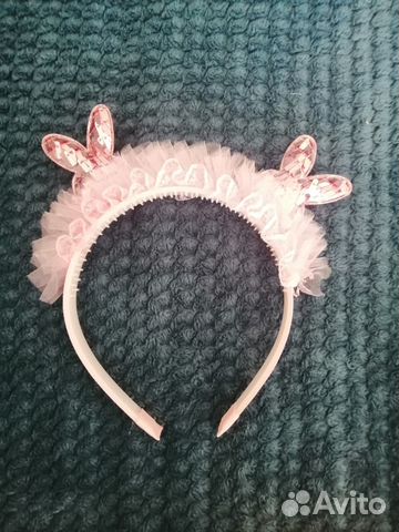 Ободок с ушками для девочки