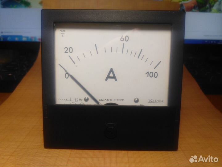 Амперметр 100А Э365-1