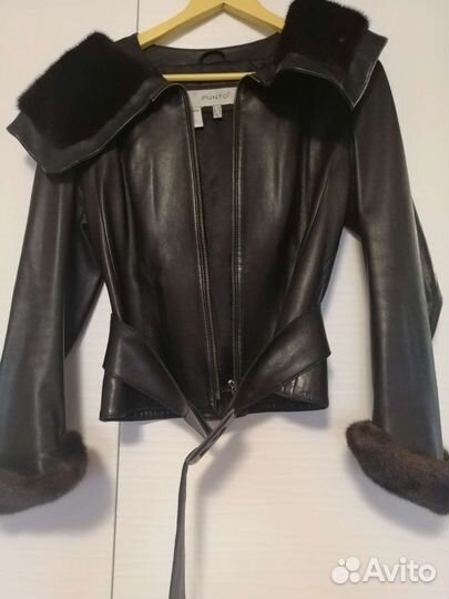 Кожаная куртка лайка
