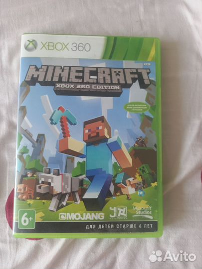 Диски на xbox 360 лицензия Minecraft